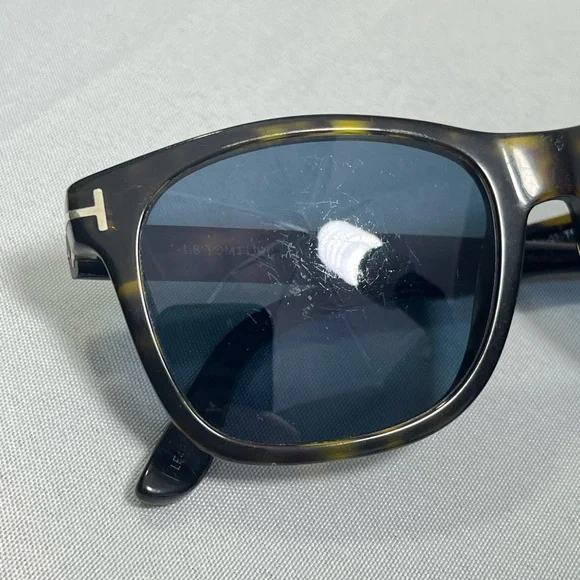 Tom Ford Eric-02 Polarized Sunglasses TF595 52D Tortoise Shell 55 19 145